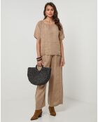 Tunique100% LIn Pauline camel