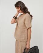 Tunique100% LIn Pauline camel