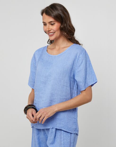 Tunique 100% Lin Pauline indigo