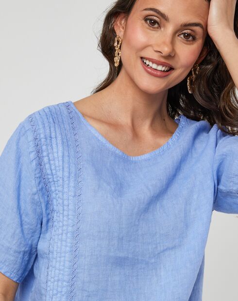 Tunique 100% Lin Pauline indigo