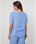 Tunique 100% Lin Pauline indigo
