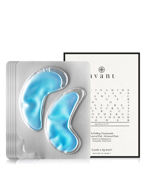 Essentieel pakket: Regenererende oogkussens met niacinamide en decongestiva - 5 paar