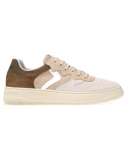 Baskets en Cuir Layton glace/beige clair