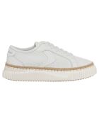 Baskets en Cuir Maiorca blanches