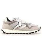 Baskets en Cuir Qwark glace/gris