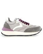 Baskets en Cuir Qwark gris/blanc