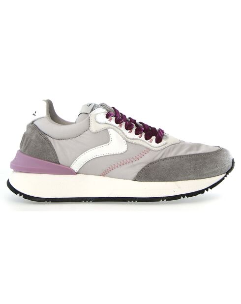 Baskets en Cuir Qwark gris/blanc