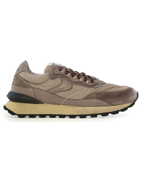 Baskets en Cuir Qwark gris moyen/taupe