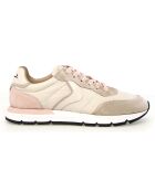 Baskets en Cuir Storm beige/lait