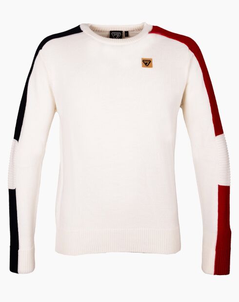 Pull en Laine mélangée Nera blanc