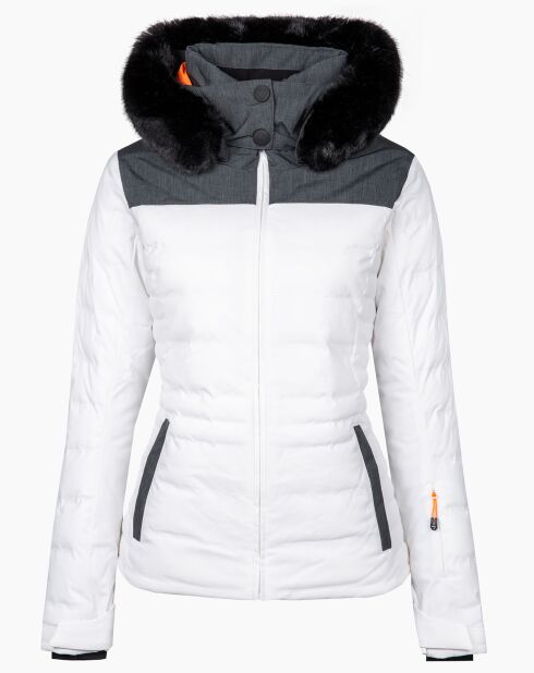 Veste de ski Traqui blanche