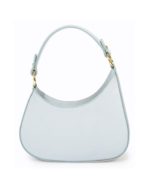 Sac à bandoulière en Cuir Nevia bleu - 20x6x10 cm