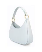 Sac à bandoulière en Cuir Nevia bleu - 20x6x10 cm