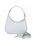 Sac à bandoulière en Cuir Nevia bleu - 20x6x10 cm