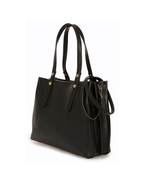 Sac à main en Cuir Bianca noir - 30x11x23 cm