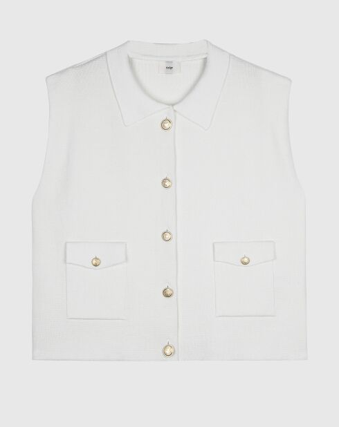 Cardigan Levamaya blanc