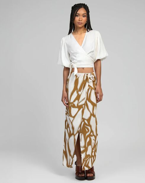 Jupe Geric flame olive