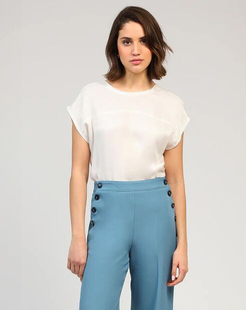 T-Shirt Kasiope blanc casse
