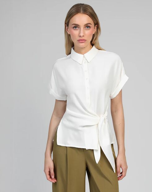 Chemise Kayba blanc casse