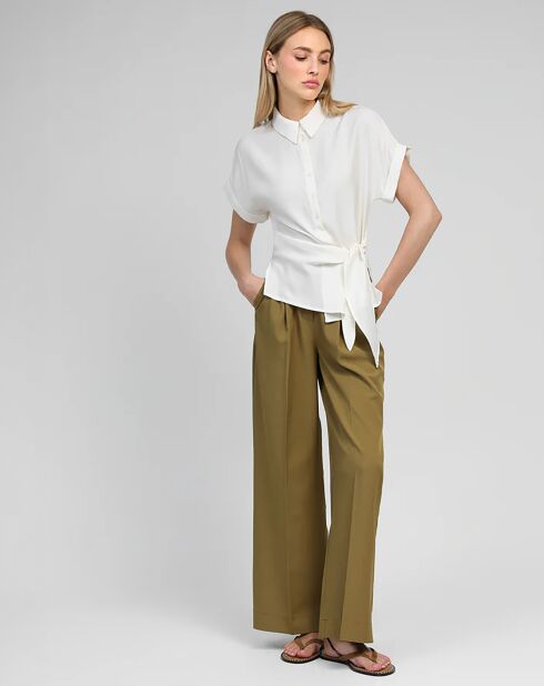 Chemise Kayba blanc casse