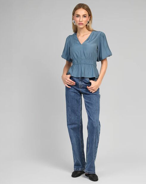 Blouse Kelilou azur