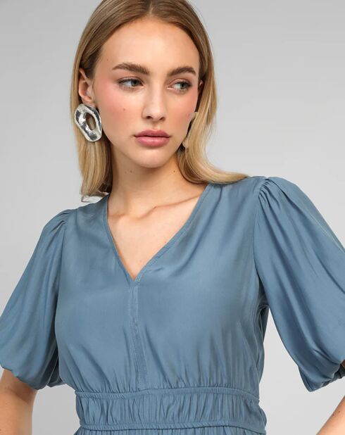 Blouse Kelilou azur