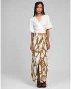 Blouse Koma blanc casse