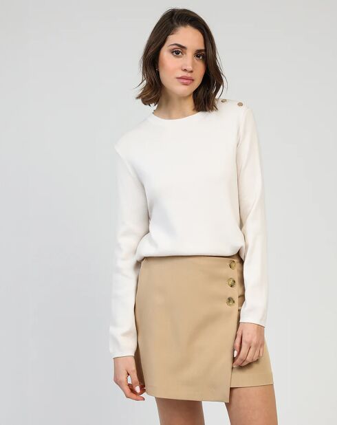 Pull Lemarlinou ecru