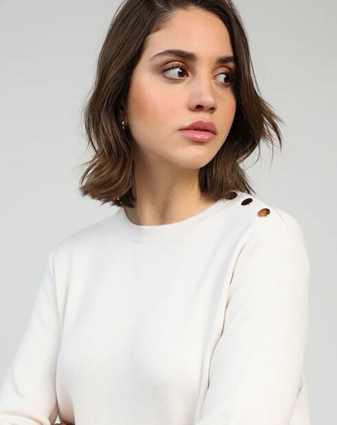 Pull Lemarlinou ecru