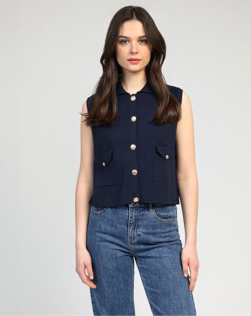 Cardigan Levamaya marine