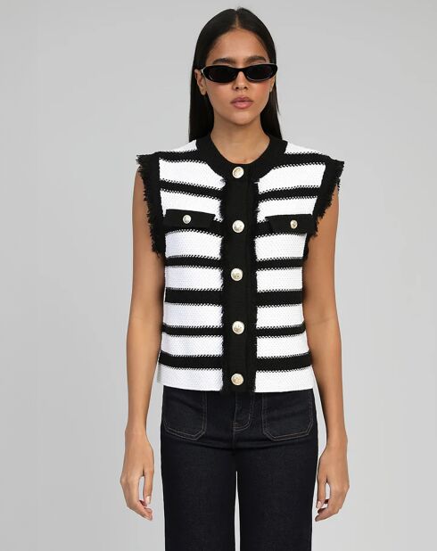 Cardigan Levayaniri noir