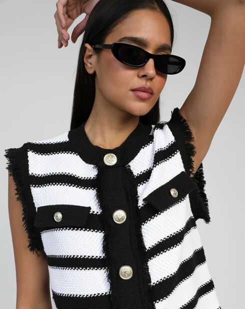 Cardigan Levayaniri noir