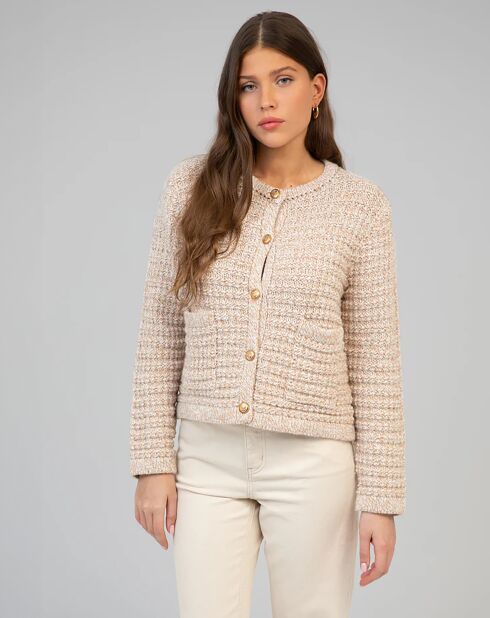 Gilet en Laine mélangée Leveni beige