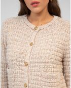 Gilet en Laine mélangée Leveni beige