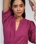 Robe Omoa framboise