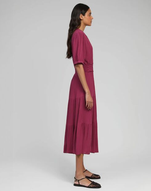 Robe Omoa framboise
