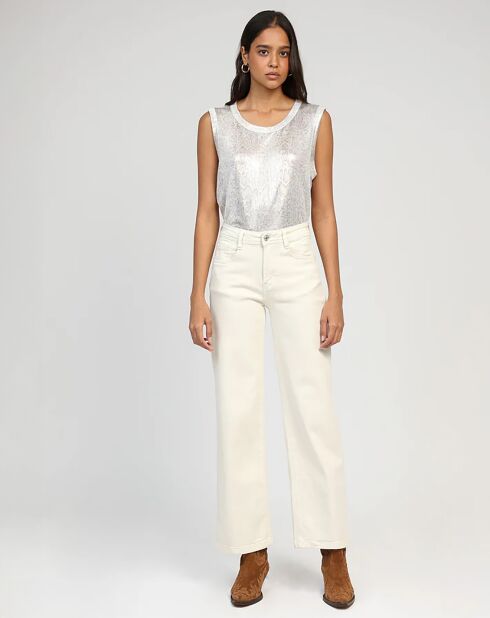 Pantalon Party ecru