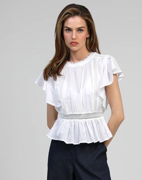 Blouse Salek blanche