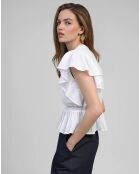 Blouse Salek blanche