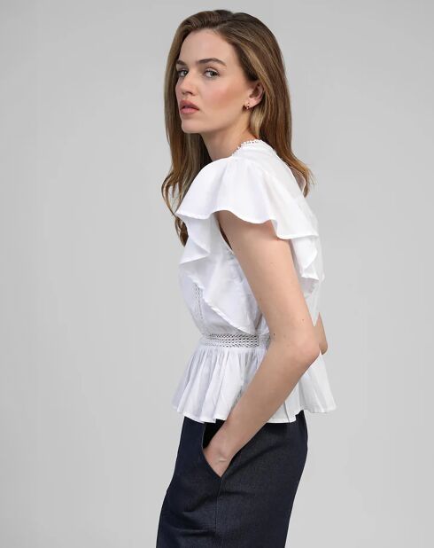 Blouse Salek blanche