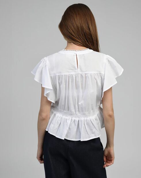 Blouse Salek blanche