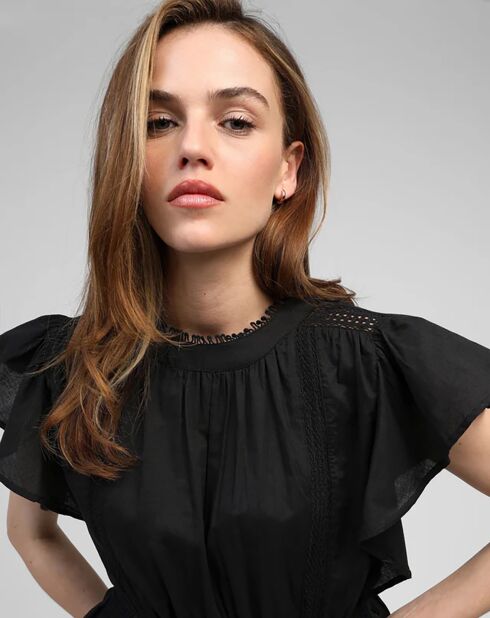 Blouse Salek noire