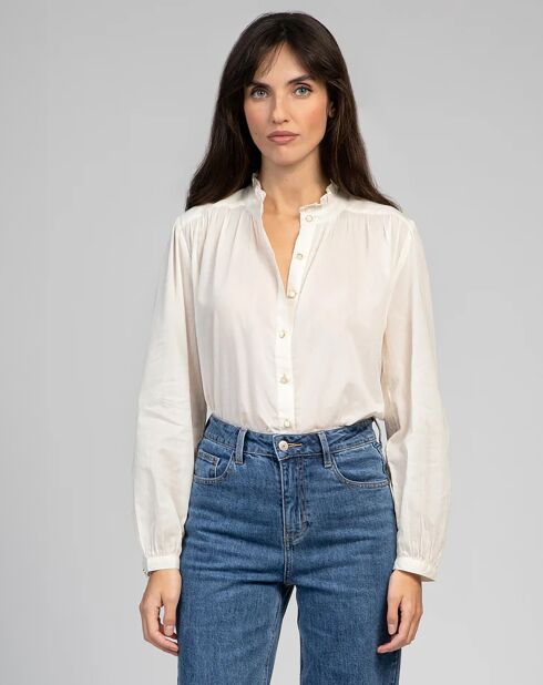 Chemise Saminy blanc cassé