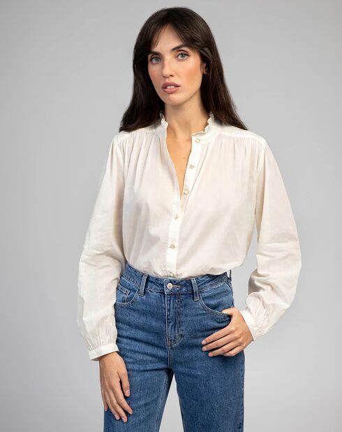 Chemise Saminy blanc cassé