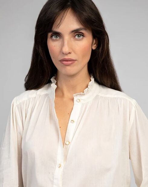 Chemise Saminy blanc cassé