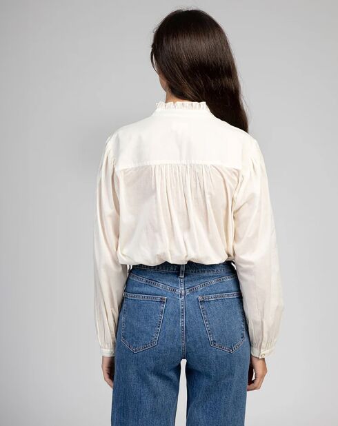 Chemise Saminy blanc cassé