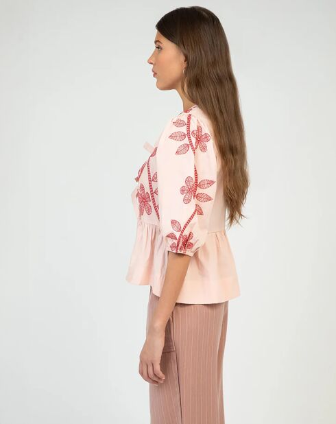 Blouse Santaya rose