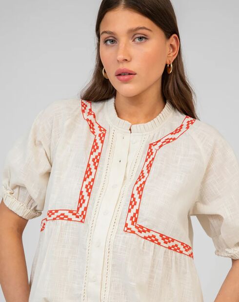 Chemise Siamany ecrue