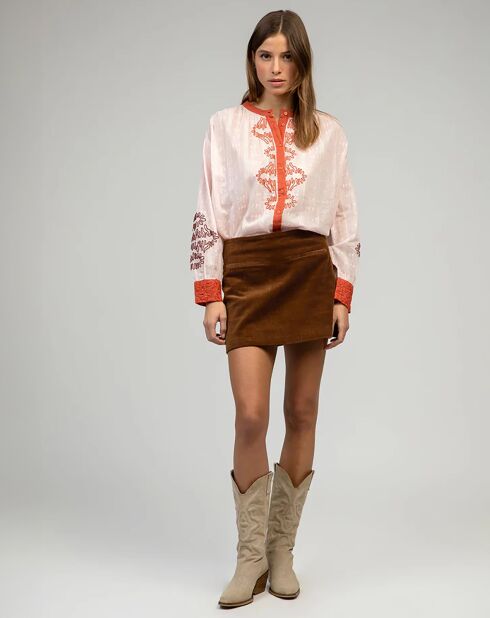 Chemise Siska rose