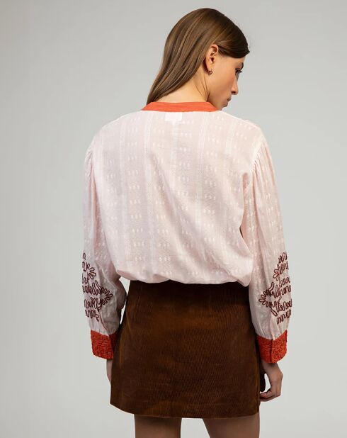 Chemise Siska rose